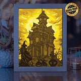 Haunted Castle 2 – Paper Cut Light Box File - Cricut File - 20x26cm - LightBoxGoodMan - LightboxGoodman