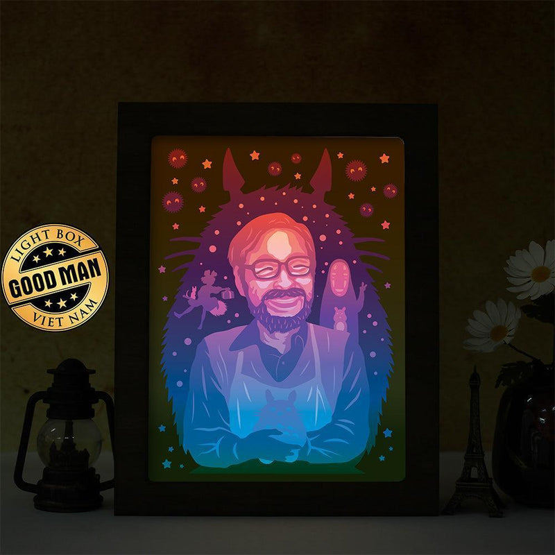 Hayao Miyazaki – Paper Cut Light Box File - Cricut File - 20x26cm - LightBoxGoodMan - LightboxGoodman