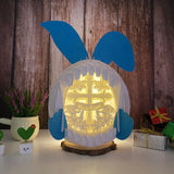 He Is Risen - Easter Bunny 3D Pop-up File - Cricut File - 12.6x7.5
