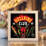 Hellfire Club - Paper Cut Light Box File - Cricut File - 20x20cm - LightBoxGoodMan