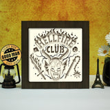 Hellfire Club - Paper Cut Light Box File - Cricut File - 20x20cm - LightBoxGoodMan - LightboxGoodman