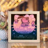 Hello Kitty 2 – Paper Cut Light Box File - Cricut File - 20x20cm - LightBoxGoodMan - LightboxGoodman