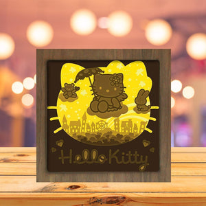 Hello Kitty 2 - Paper Cutting Light Box - LightBoxGoodman - LightboxGoodman