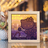 Hello Kitty – Paper Cut Light Box File - Cricut File - 20x20cm - LightBoxGoodMan - LightboxGoodman