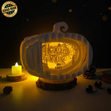 Hocus Pocus - 3D Pop-up Light Box Pumpkin File - Cricut File - LightBoxGoodMan - LightboxGoodman