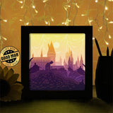 Hogwarts 2 - Paper Cutting Light Box - LightBoxGoodman - LightboxGoodman