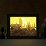 Hogwarts – Paper Cut Light Box File - Cricut File - 20x26cm - LightBoxGoodMan - LightboxGoodman