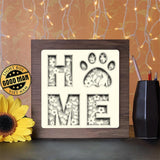 Home Cat - Paper Cutting Light Box - LightBoxGoodman - LightboxGoodman