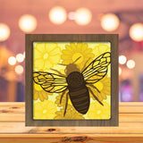 Honey Bee 3 - Paper Cutting Light Box - LightBoxGoodman - LightboxGoodman