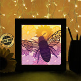 Honey Bee 3 - Paper Cutting Light Box - LightBoxGoodman - LightboxGoodman