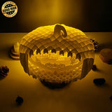 Horror House - 3D Pop-up Light Box Pumpkin File - Cricut File - LightBoxGoodMan - LightboxGoodman