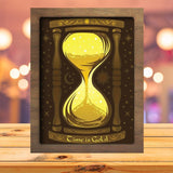 Hourglass - Paper Cutting Light Box - LightBoxGoodman