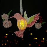 Hummingbird - 3D Hummingbird Lantern File - 8.1x9.3