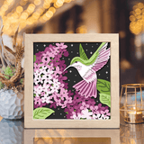 Hummingbird 7 – Paper Cut Light Box File - Cricut File - 8x8 inches - LightBoxGoodMan