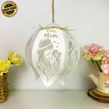 I Love Mom - 3D Bell Flower Lantern File - Cricut File - LightBoxGoodMan - LightboxGoodman