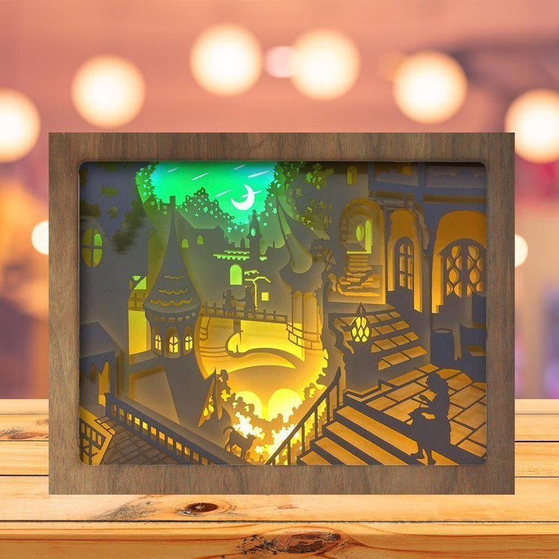 In The Castle 1 – Paper Cut Light Box File - Cricut File - 20x26cm - LightBoxGoodMan - LightboxGoodman