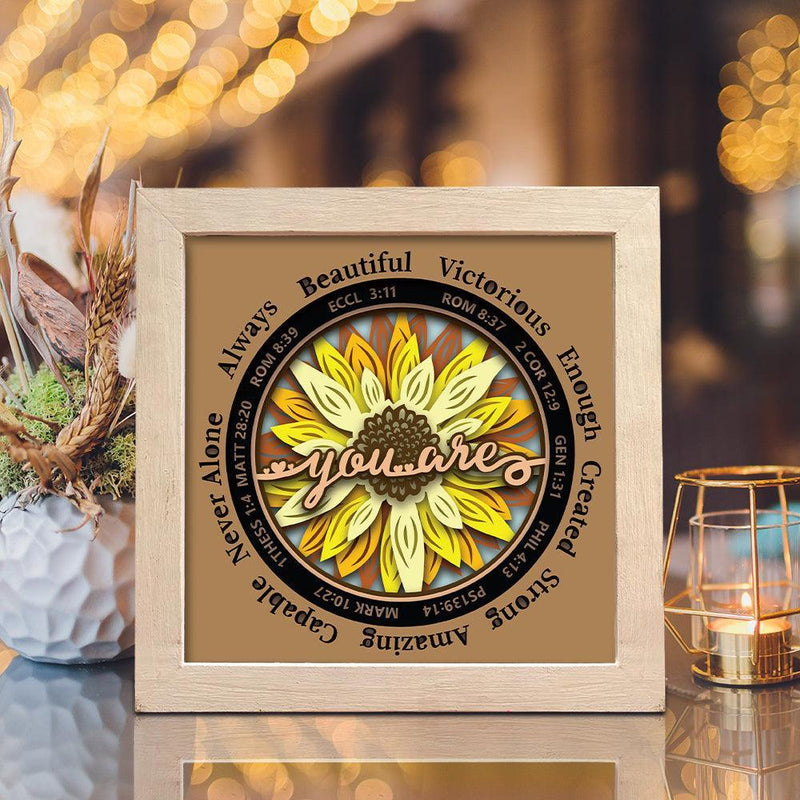 Inspirational Bible Verses – Paper Cut Light Box File - Cricut File - 20x20cm - LightBoxGoodMan - LightboxGoodman