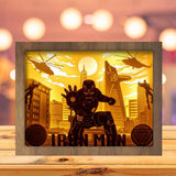 Iron Man - Paper Cutting Light Box - LightBoxGoodman - LightboxGoodman