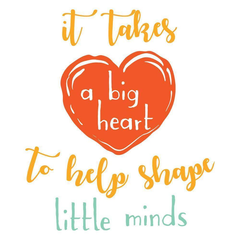 It Takes A Big Heart To Help Shape Little Minds - Cricut File - Svg, Png, Dxf, Eps - LightBoxGoodMan - LightboxGoodman