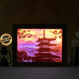 Japanese Pagoda - Paper Cut Light Box File - Cricut File - 8x10 Inches - LightBoxGoodMan - LightboxGoodman
