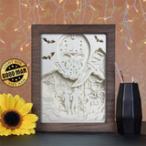 Jason Voorhees Vertical - Paper Cutting Light Box - LightBoxGoodman - LightboxGoodman