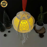 Jellyfish - 3D Jellyfish Lantern File - 10.6x5" - Cricut File - LightBoxGoodMan - LightboxGoodman