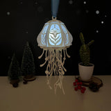 Jellyfish - 3D Jellyfish Lantern File - 10.8x4.5" - Cricut File - LightBoxGoodMan - LightboxGoodman