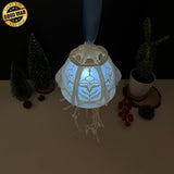 Jellyfish - 3D Jellyfish Lantern File - 10.8x4.5" - Cricut File - LightBoxGoodMan - LightboxGoodman