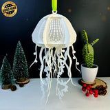 Jellyfish - 3D Jellyfish Lantern File - 9.7x6.3" - Cricut File - LightBoxGoodMan - LightboxGoodman