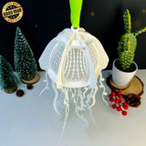 Jellyfish - 3D Jellyfish Lantern File - 9.7x6.3" - Cricut File - LightBoxGoodMan - LightboxGoodman