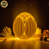 Jesus 1 - Easter Egg 3D Pop-up File - Cricut File - 5.8x4.8" - LightBoxGoodMan - LightboxGoodman
