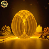 Jesus 2 - Easter Egg 3D Pop-up File - Cricut File - 5.8x4.8" - LightBoxGoodMan - LightboxGoodman