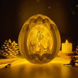 Jesus 3 - Easter Egg 3D Pop-up File - Cricut File - 5.8x4.8