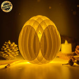 Jesus 3 - Easter Egg 3D Pop-up File - Cricut File - 5.8x4.8" - LightBoxGoodMan - LightboxGoodman