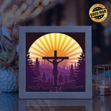 Jesus 9 – Paper Cut Light Box File - Cricut File - 8x8 inches - LightBoxGoodMan - LightboxGoodman