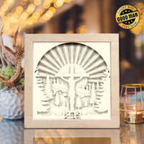 Jesus 9 – Paper Cut Light Box File - Cricut File - 8x8 inches - LightBoxGoodMan - LightboxGoodman