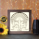Jesus 9 - Paper Cutting Light Box - LightBoxGoodman - LightboxGoodman