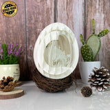 Jesus - Easter Egg 3D Pop-up File - Cricut File - 5.8x4.8" - LightBoxGoodMan - LightboxGoodman