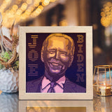 Joe Biden – Paper Cut Light Box File - Cricut File - 20x20cm - LightBoxGoodMan - LightboxGoodman