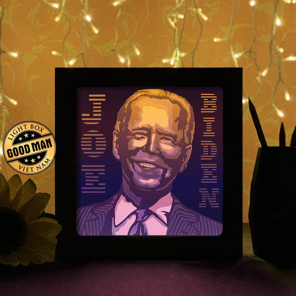 Joe Biden - Paper Cutting Light Box - LightBoxGoodman - LightboxGoodman