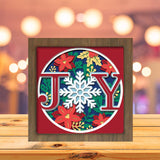 Joy – Paper Cut Light Box File - Cricut File - 20x20cm - LightBoxGoodMan - LightboxGoodman