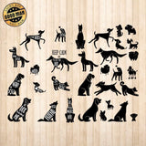 Just Dogs - Cricut File - Svg, Png, Dxf, Eps - LightBoxGoodMan - LightboxGoodman