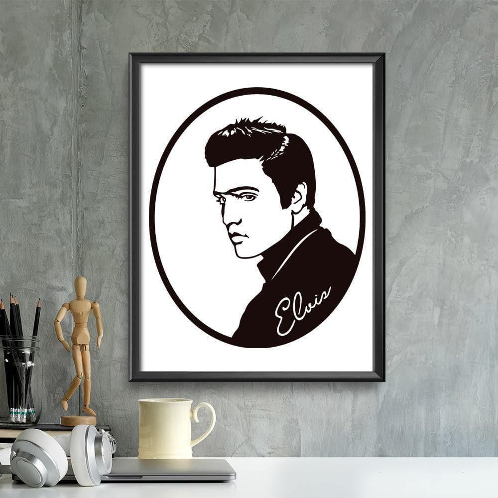 Kirigami Elvis Presley – Paper Cutting SVG Template files, 20x24 cm - LightboxGoodman