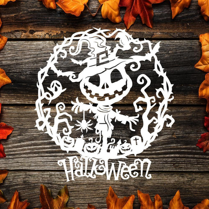 Kirigami Halloween 2 – Paper Cutting SVG Template files, 20x22 cm - LightboxGoodman