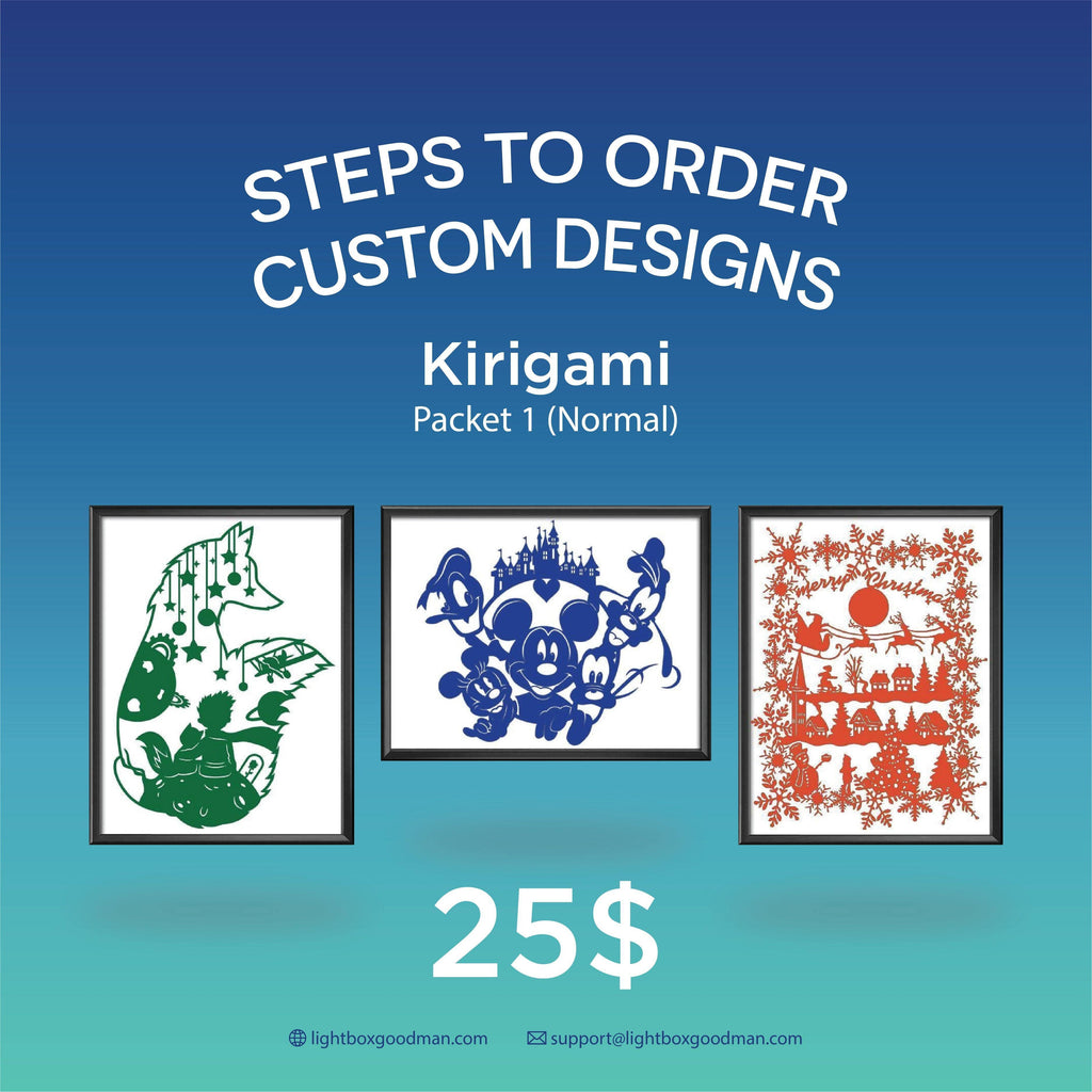Kirigami Normal Custom Designs - LightboxGoodman