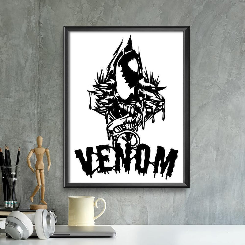 Kirigami Venom – Paper Cutting SVG Template files, 19x26 cm - LightboxGoodman