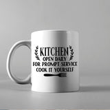 Kitchen Open Daily - Cricut File - Svg, Png, Dxf, Eps - LightBoxGoodMan - LightboxGoodman