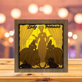 Lady Tremaine - Paper Cutting Light Box - LightBoxGoodman - LightboxGoodman