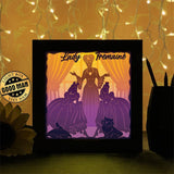 Lady Tremaine - Paper Cutting Light Box - LightBoxGoodman - LightboxGoodman