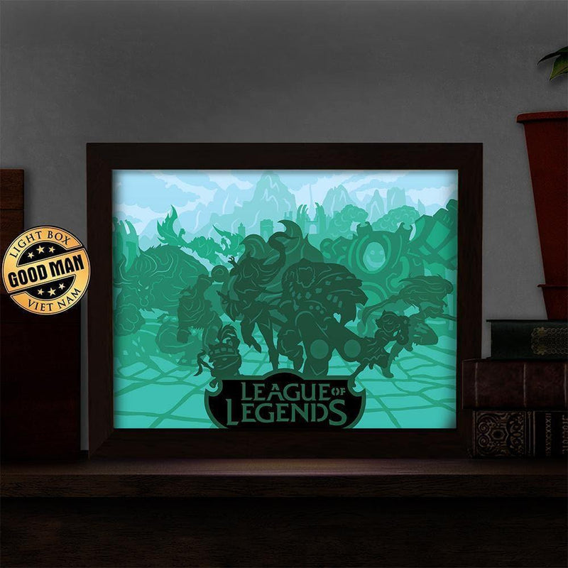 League Of Legends – Paper Cut Light Box File - Cricut File - 20x26cm - LightBoxGoodMan - LightboxGoodman